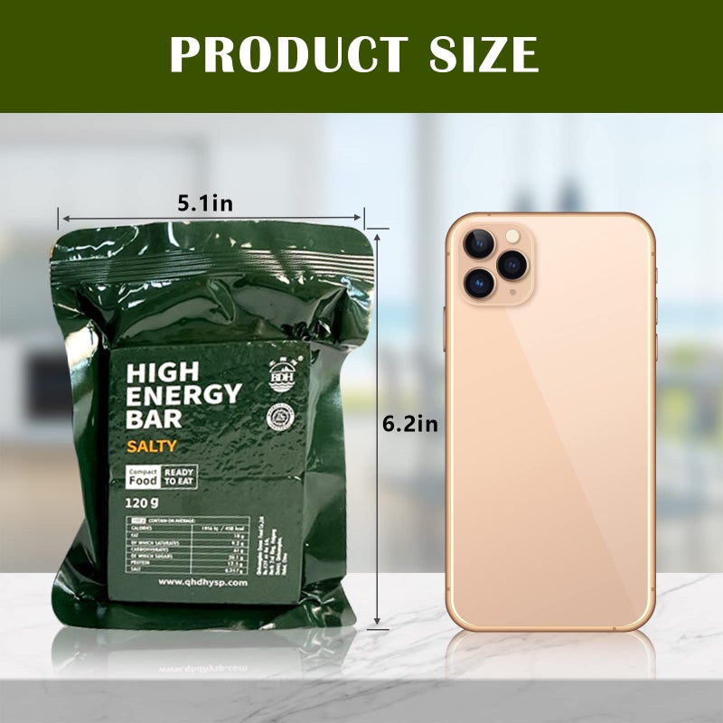 BDH Emergency Food Ration Bars, Pepper Flavor Survival Tabs Supply for Outdoor Camping Emergency Snowstorm Earthquake Disaster Preparedness Kit With Long Self Life - Image 3